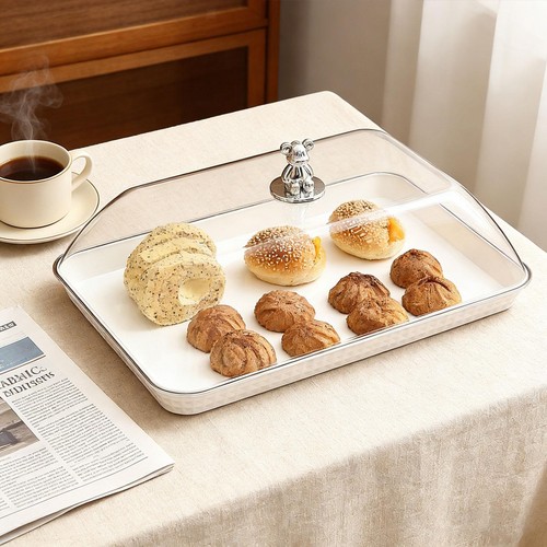 Rectangular cake stand with - stand,