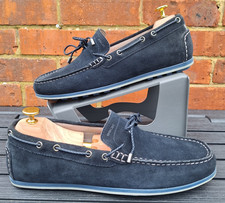 Geox Respira Navy Suede