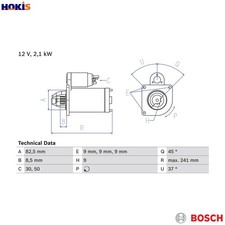 STARTER 0 986 018 900 FOR