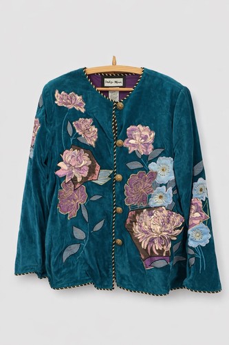 Indigo moon green velvet - indigo,
