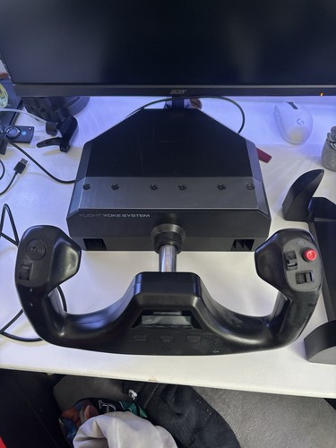 Logitech flight yoke system - logitech,