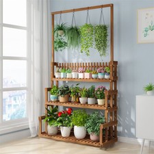 Large Wood Plant Stand