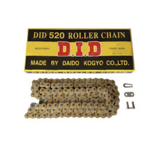 DID GOLD DRIVE CHAIN Twinshock Trials chain , Ossa Bultaco Montesa  - 520 X 118L