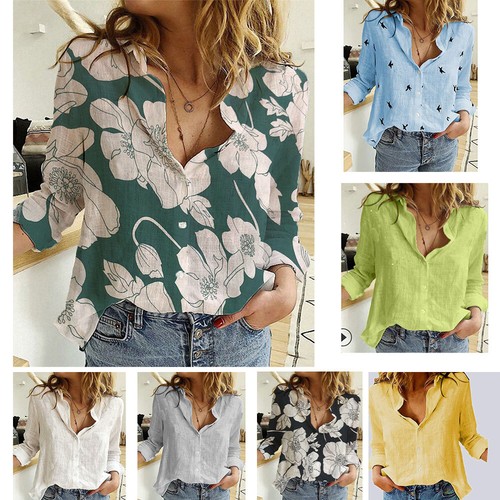 Womens cotton linen plain - womens,