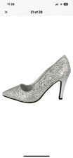 Ladies Anne Michelle Glittery Court Shoes