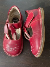 Livie and Luca  leather shoes size11 Red Molly bunny easter rabbit