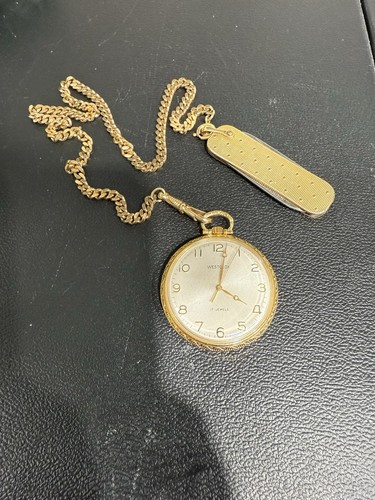 Vtg westclox jewels swiss - 17,
