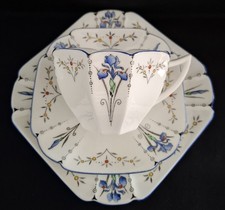 SHELLEY QUEEN ANNE  "BLUE