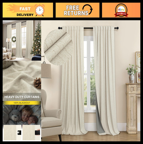Blackout closet curtains 52x78 - closet,