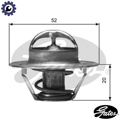 Thermostat coolant th00591g1 - thermostat,