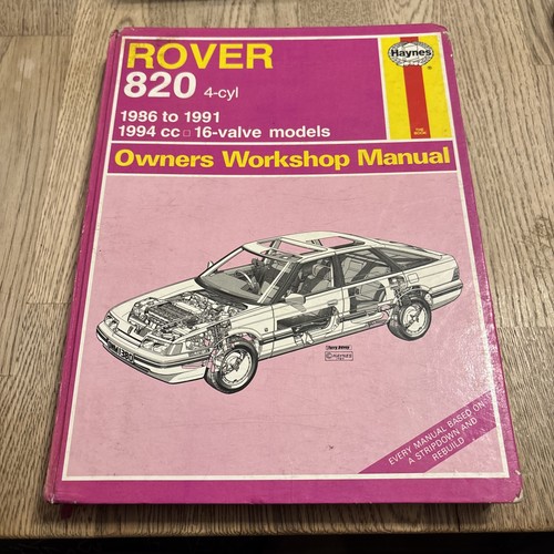 Rover 820 cyl haynes - rover, 4