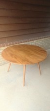 Ercol Dining Table - Model 384 - Drop Leaf Sides - Vintage - Classic - MCM
