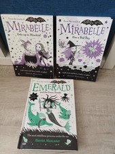 2x Mirabelle, 1x Emerald books by Harriet Muncaster, author of Isadora Moon