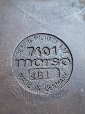 Michael Lax for Morso Danish Enamel Cast Iron Green Grey Wok Frying Pan Denmark