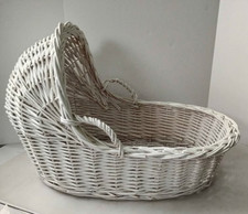 Moses Basket Hand Woven Wicker