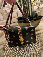 GUCCI Textured Calfskin Bee