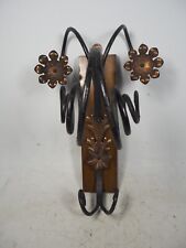 Townshend & Co Art Nouveau Hand Crafted - Iron, Copper & Oak Wall Art