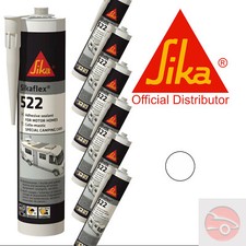 6 x Sikaflex 522 - White -