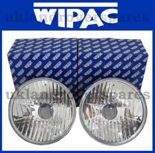 7 INCH CRYSTAL CLEAR HEADLIGHTS (PAIR) WIPAC (NO PILOT) FREEFORM S6071