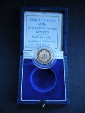 Royal Mint UK GOLD PROOF HALF