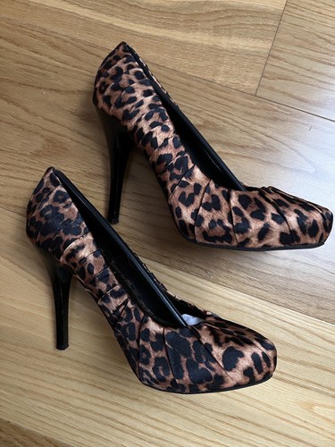 Leopard skin print shoes size - leopard,