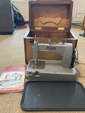Essex Miniature Chain Stitch Sewing Machine, Box, mat And Instructions