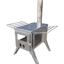 Outbacker Firebox Flame Clear View Portable Tent Stove 3.5kw, 14kgs