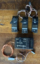 FUTABA FP-R105M WITH 5 CHANNEL BLACK RC RECEIVER 35 MHZ + 3 X FP-S148 Servos