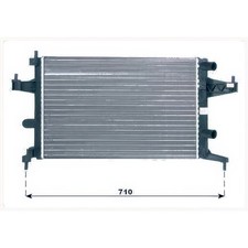 AVA Engine Cooling Radiator Aluminium Fins 540mm Core Length Fits Opel Vauxhall