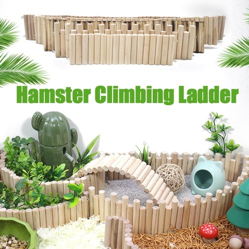 1xwooden bridge pet hamster - bridge,