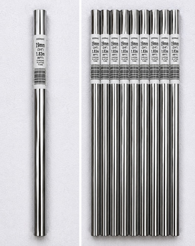 Chrome plated tube - tube, 19mm