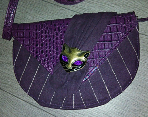 Irregular choice miaow purple