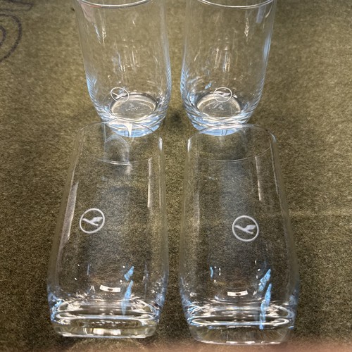 Lot vintage airline water - lot,