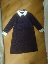 TOPSHOP DRESS NAVY/ BLACK