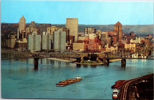 Postcard pittsburgh skyline - postcard,