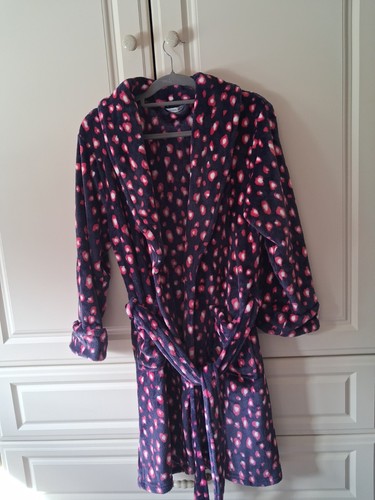 Fleece dressing gown - fleece,