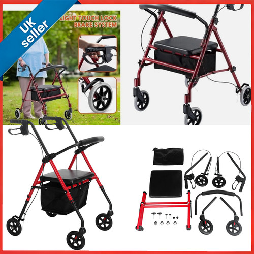 Folding rollator walker - folding,