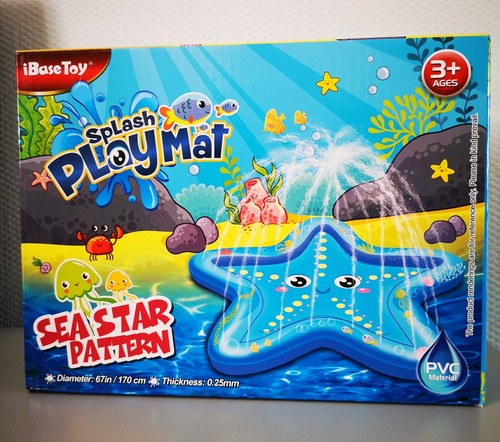 Star pattern splash pad play - star, pad,