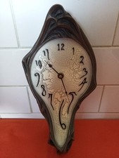 vintage U.T.S Quartz Baroque Design Melting Clock
