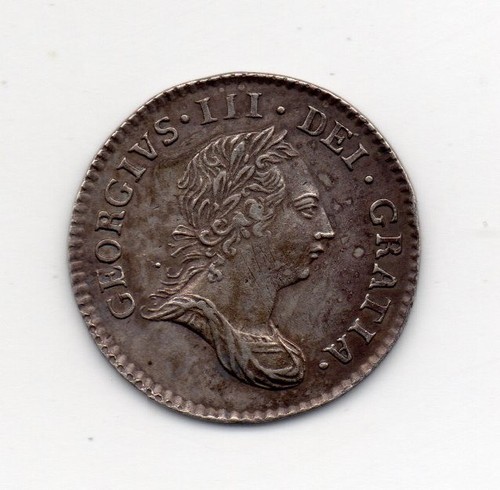 1784 maundy fourpence george - maundy, fourpence,