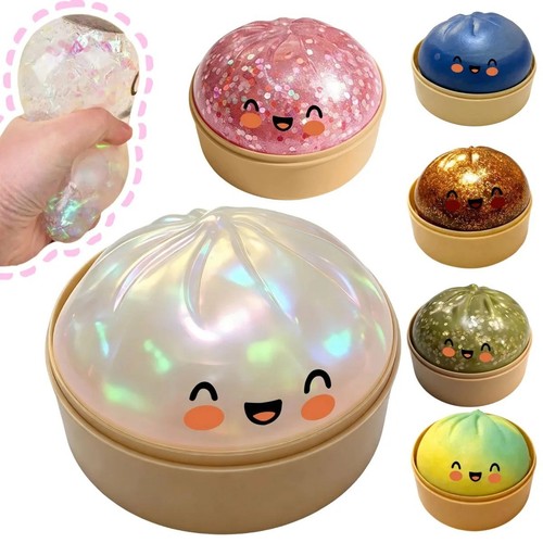 Stress ball glittery squishy - ball,