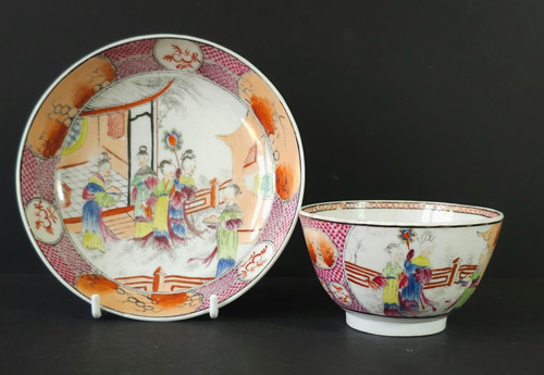 Newhall porcelain tea bowl - newhall,