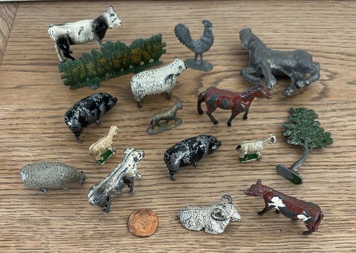 Old lead britains - old, farm