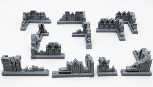 Terrain set pcs ruins - terrain, 11
