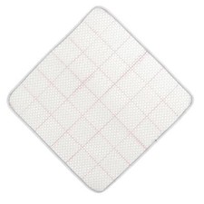 White Latch Hook Rug Canvas