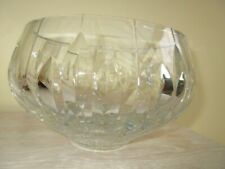 Stuart Crystal "PRISM" by John Luxton Large Fruit Bowl 9.5" Diameter