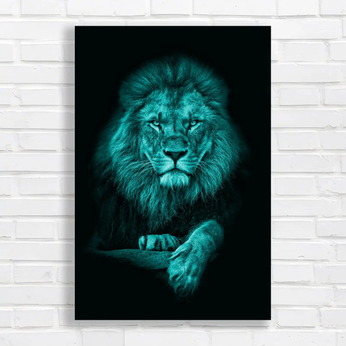 Majestic lion black and - lion,
