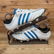 Adidas Football Boots Mens Size UK 8 AdiPure 11 Pro Elite White Blue Kroos SG
