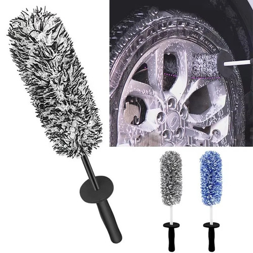 Car wheel cleaning brush plush - car,