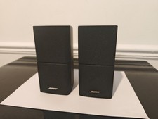 BOSE BLACK DOUBLE CUBE  PAIR  ACCOUSTIMASS 10 15  LIFESTYLE SPEAKERS